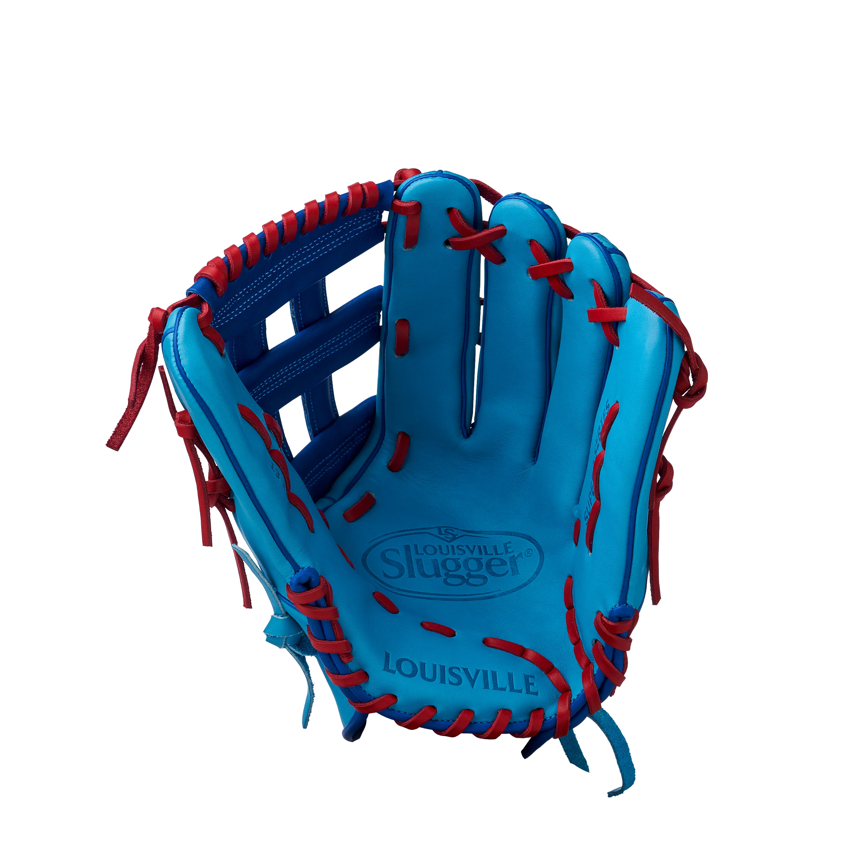 2025 Super Z Slowpitch Fielding Glove - Blue-Royal - Image 3