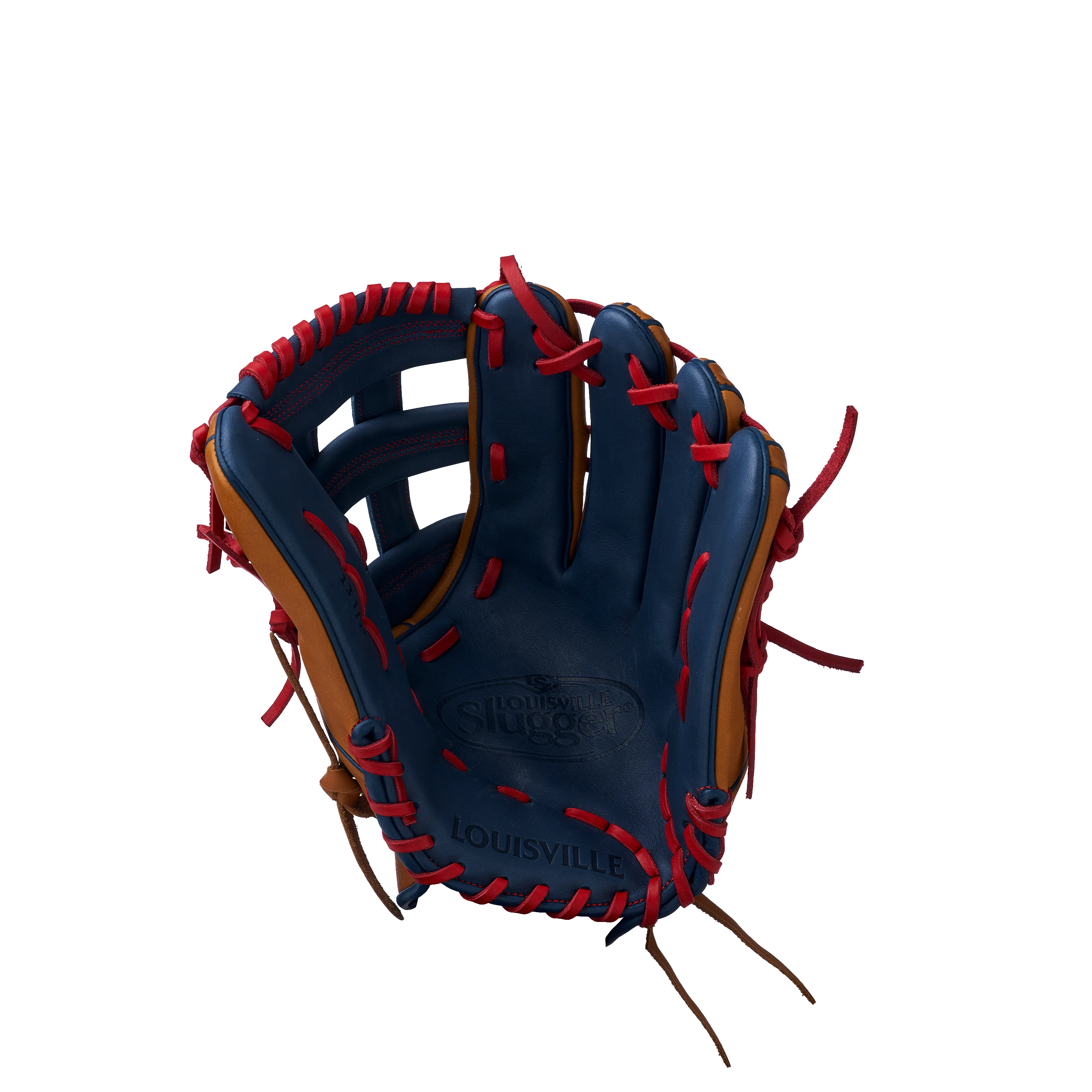 2025 Super Z Slowpitch Fielding Glove - Tan-Navy - Image 3