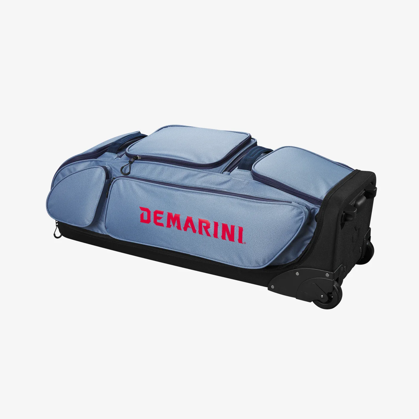 DeMarini Special Ops Frontline V2 Wheeled Bag in Navy / Scarlet / Element - Image 3