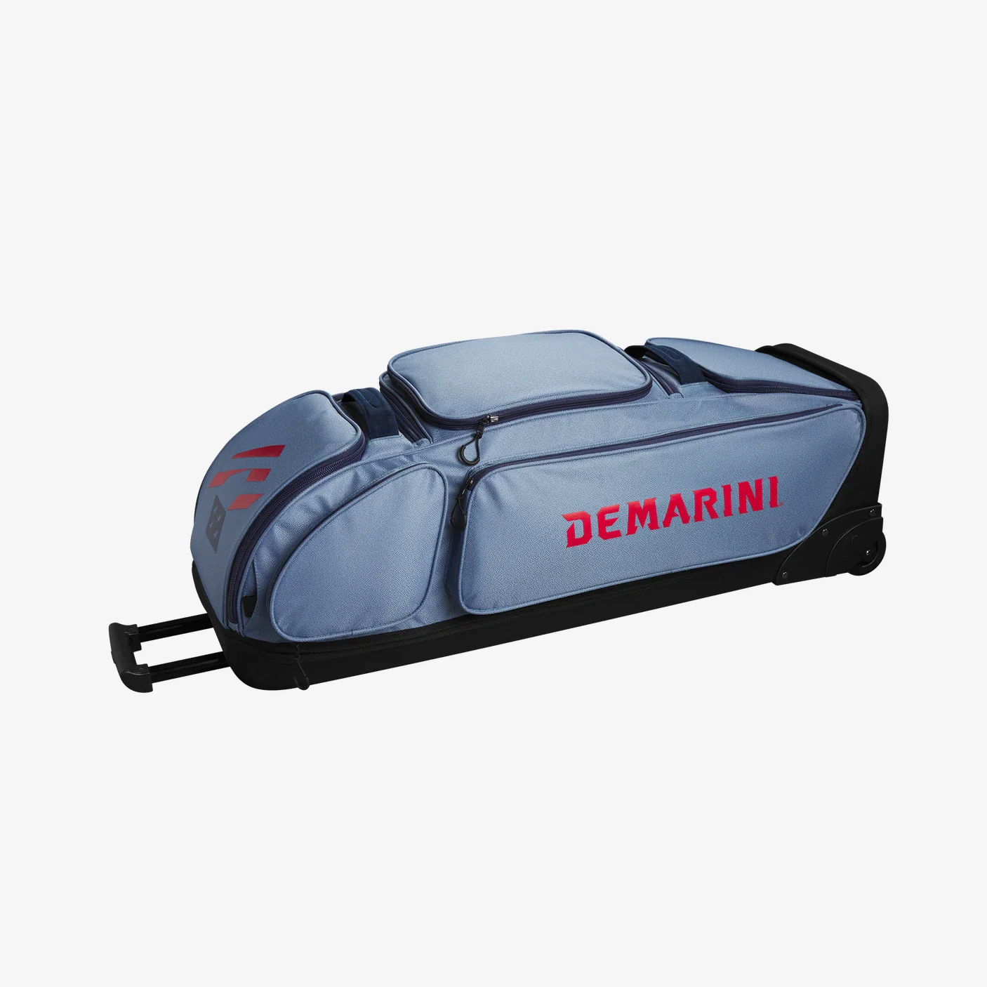 DeMarini Special Ops Frontline V2 Wheeled Bag in Navy / Scarlet / Element - Image 6